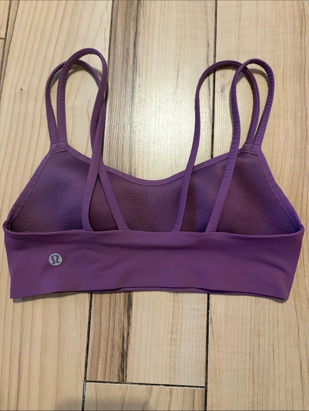 Barely worn!!! lululemon athletica Violet Strappy Mesh-Back Sports Bra